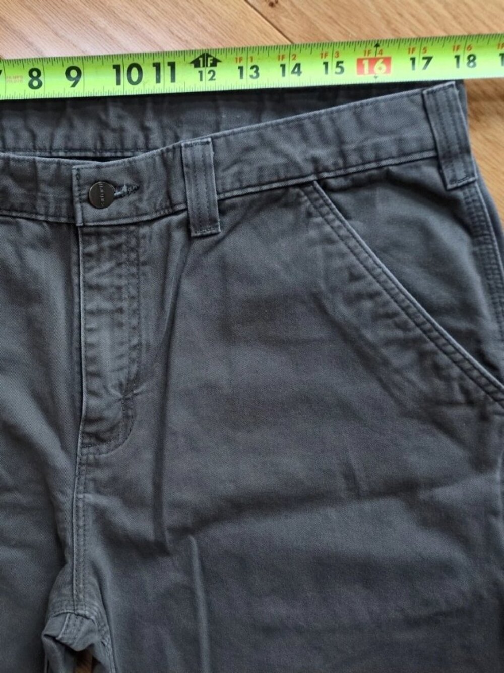 Carhartt Carpenter Pants Mens 38x30 (Fit 36x28) Relaxed Fit Workwear B324-DFE - Picture 6 of 9